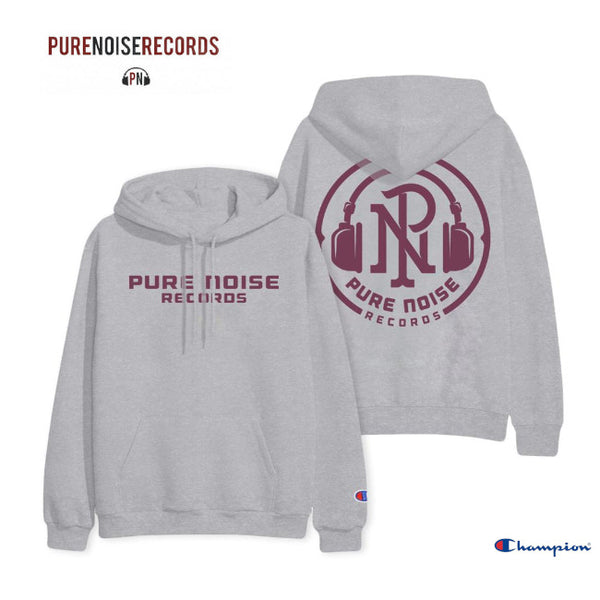 【お取り寄せ】Pure Noise Records/ ピュアノイズ・レコード - Logo プルオーバーパーカー(グレー)