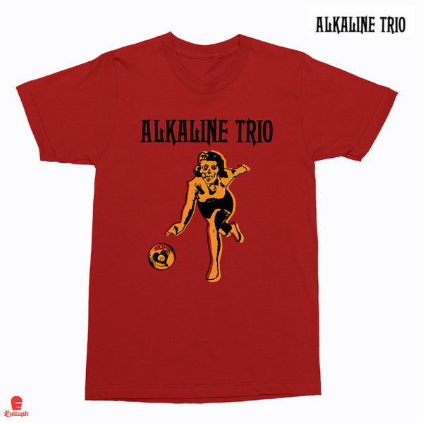 【お取り寄せ】Alkaline Trio / アルカライン・トリオ - Bowler Tシャツ(レッド)