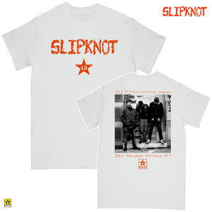 【即納】Slipknot / スリップノット - PHOTO Tシャツ(ホワイト)