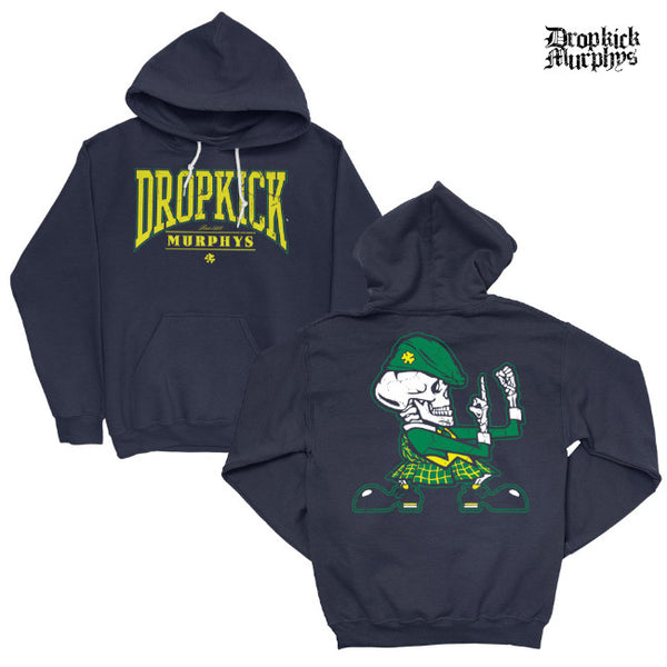 【お取り寄せ】Dropkick Murphys / ドロップキック・マーフィーズ - Fist Up プルオーバーパーカー (ネイビー)