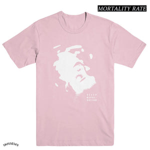 【お取り寄せ】Mortality Rate / モータリティー・レイト - SLEEP DEPRIVATION Tシャツ(ピンク)