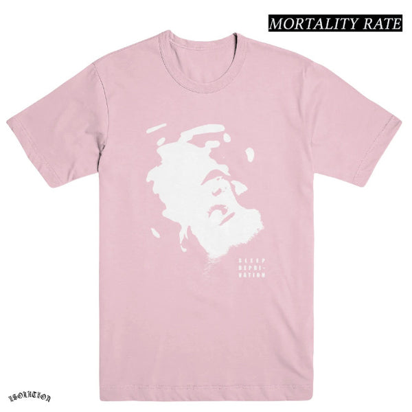 【お取り寄せ】Mortality Rate / モータリティー・レイト - SLEEP DEPRIVATION Tシャツ(ピンク)