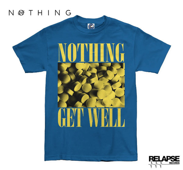 【お取り寄せ】Nothing / ナッシング - Get Well Tシャツ (ブルー)