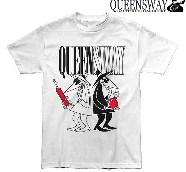 【お取り寄せ】Queensway /クイーンズ・ウェイ - Spy Vs Spy Tシャツ (ホワイト)