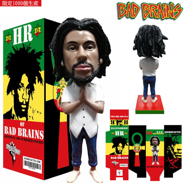 【ラスト1個】【限定1000個生産】Bad Brains & H.R. / バッド・ブレインズ - H.R. 首振りヘッドフィギュア