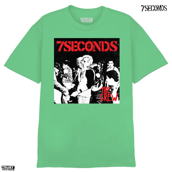【お取り寄せ】7Seconds /セブン・セカンズ - THE CREW ALBUM Tシャツ(ミントグリーン)