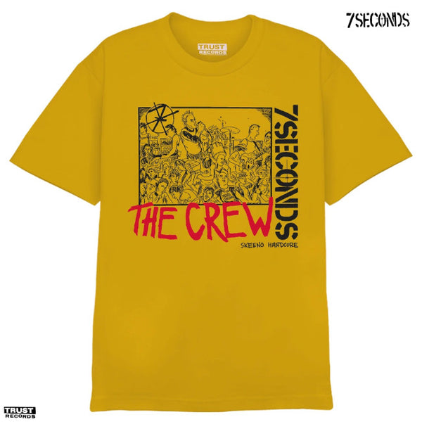 【品切れ】7Seconds /セブン・セカンズ - WALSBY CREW Tシャツ(ゴールドイエロー)