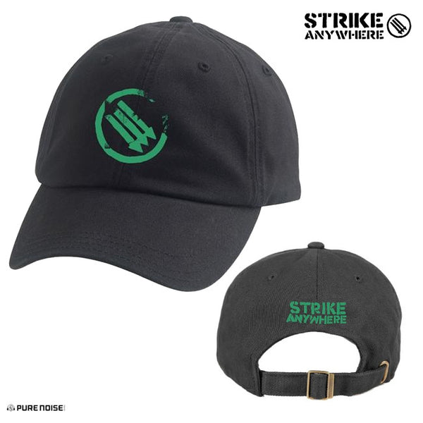 【お取り寄せ】Strike Anywhere / ストライク・エニウェア - Arrows ダッドハット・キャップ (ブラック)