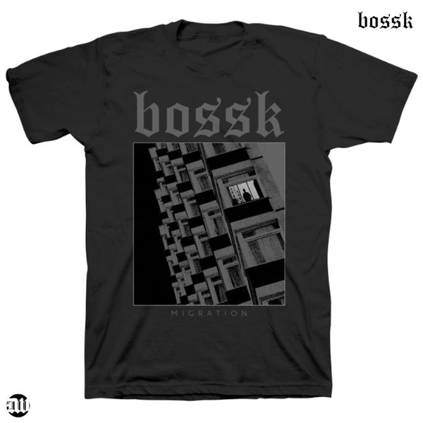 【お取り寄せ】Bossk / ボスク - MIGRATION ISOLATION Tシャツ(ブラック)
