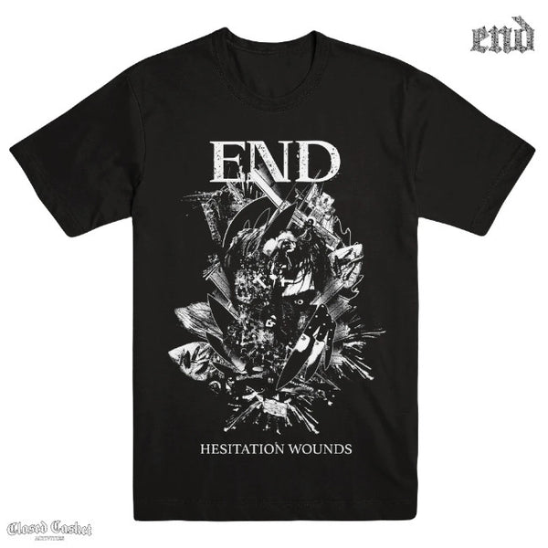 【お取り寄せ】End / エンド - HESITATION WOUNDS Tシャツ(ブラック)