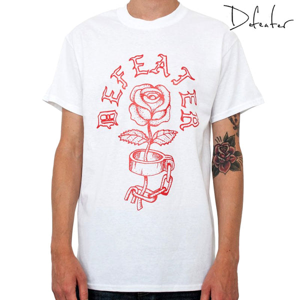 【お取り寄せ】Defeater / デフィーター - Rose Shackle Tシャツ (ホワイト)