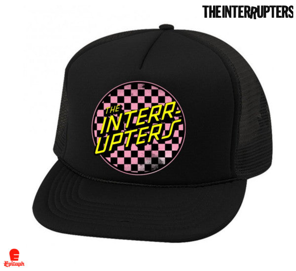 【お取り寄せ】The Interrupters / ジ・インタラプターズ - Checkered Logo メッシュキャップ(ブラック)