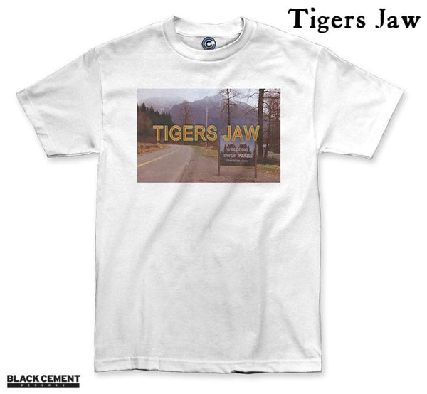 【お取り寄せ】Tigers Jaw/ タイガーズ・ジョウ - Twin Peaks Tシャツ(ホワイト)