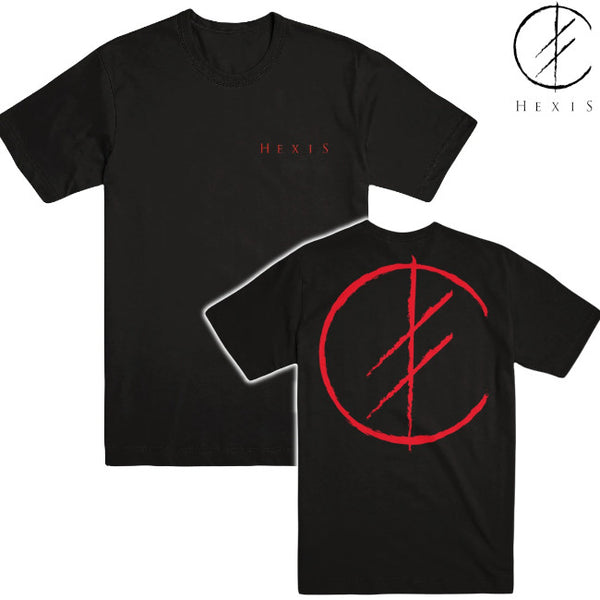 【お取り寄せ】Hexis / ヘクシス - LOGO RED Tシャツ(ブラック)