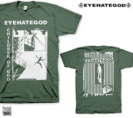 【お取り寄せ】EYEHATEGOD / アイヘイトゴッド - Children Of God Tシャツ (グリーン)