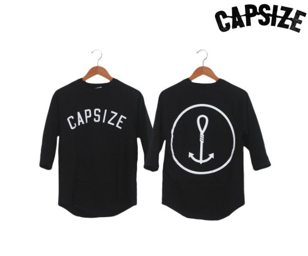 【お取り寄せ】Capsize / キャプサイズ - Noose Anchor ベースボール・ラグランシャツ(ブラック)