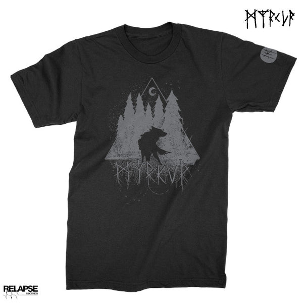 【お取り寄せ】Myrkur / ミシュクル - Wolf Forrest Tシャツ(ブラック)