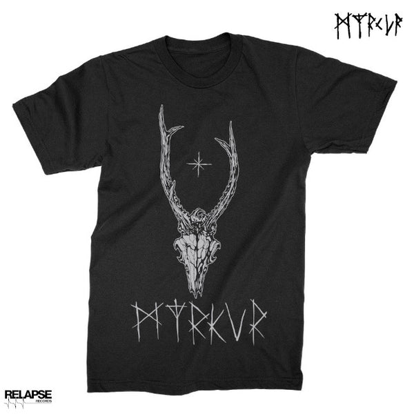 【お取り寄せ】Myrkur / ミシュクル - Deer Skull Tシャツ(ブラック)