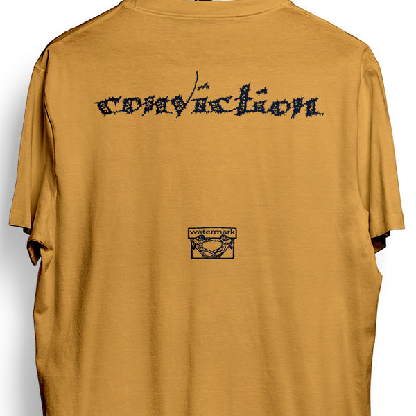 【お取り寄せ】Conviction / コンヴィ&#8203;クション - NUMB Tシャツ(マスタード)