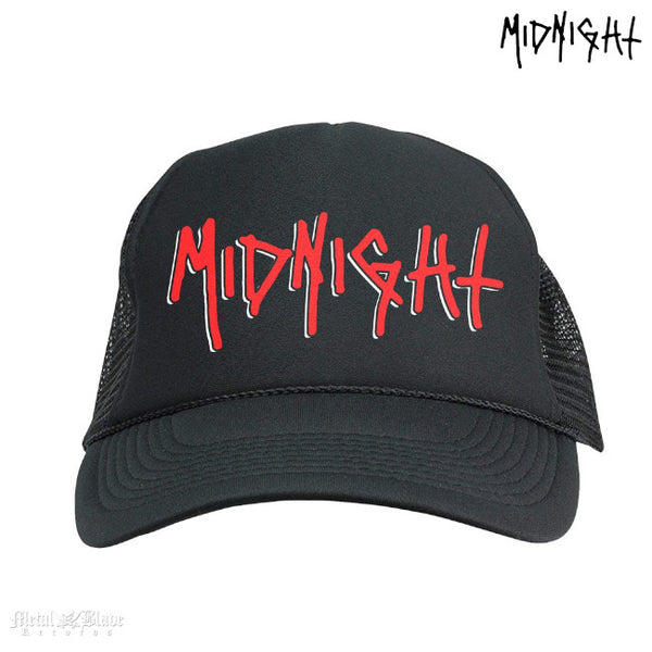 【お取り寄せ】Midnight / ミッドナイト - LOGO メッシュ・トラック・キャップ(ブラック)