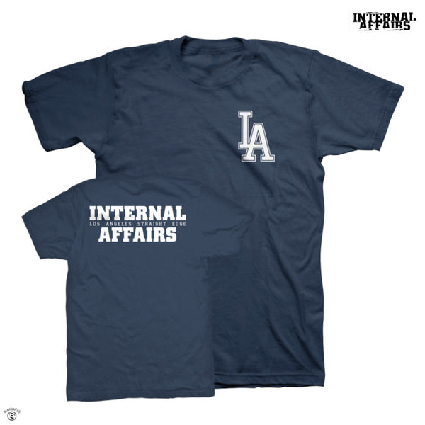 【お取り寄せ】Internal Affairs / インターナル・アフェアーズ - LA Tシャツ(ネイビー)
