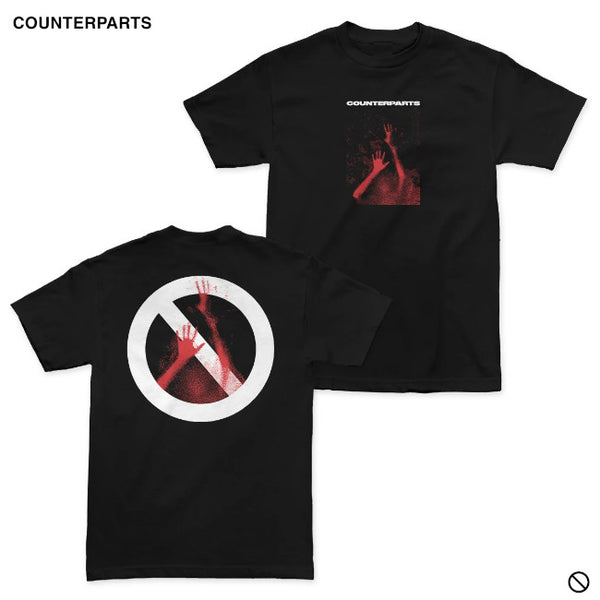 【お取り寄せ】Counterparts / カウンターパーツ - BLOOD HANDS Tシャツ(ブラック)