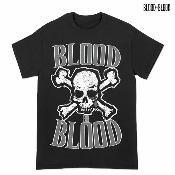 【お取り寄せ】Blood For Blood / ブラッド・フォー・ブラッド - STACK LOGO Tシャツ (ブラック)
