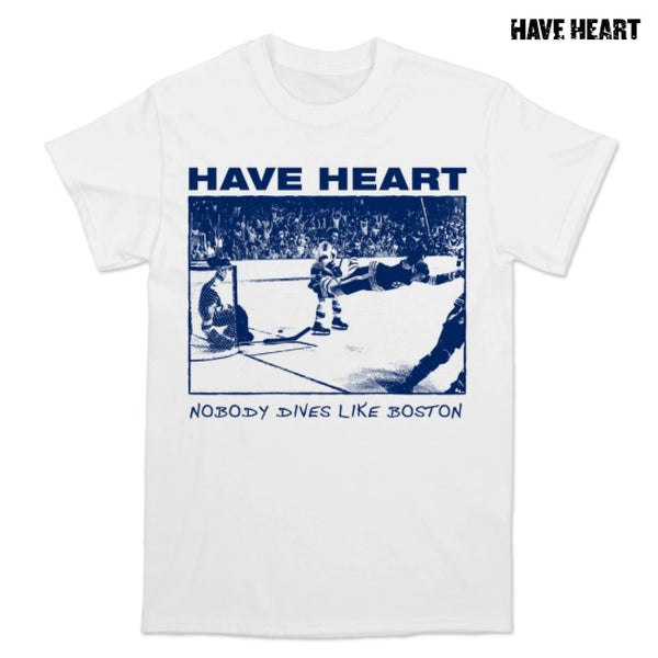 【品切れ】Have Heart / ハヴ・ハート - BOSTON DIVES Tシャツ(ホワイト)