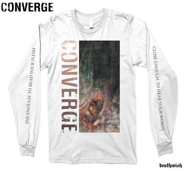 【お取り寄せ】Converge / コンヴァージ - Unloved and Weeded Out ロングスリーブ・長袖シャツ(ホワイト)