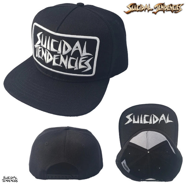 【期間限定 】Suicidal Tendencies /スイサイダル・テンデンシーズ - ST Logo Patch スナップバック・キャップ(ブラック)