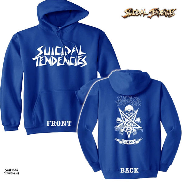 【期間限定 】Suicidal Tendencies /スイサイダル・テンデンシーズ - ST Possessed プルオーバーパーカー(ブルー)