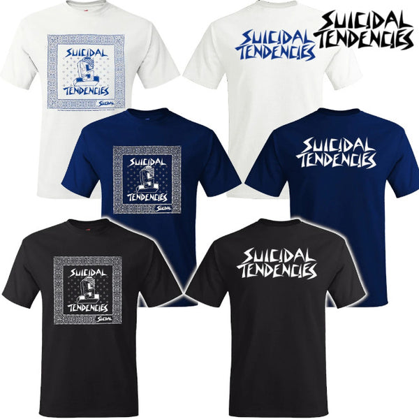 【期間限定】【ホワイト品切れ】 Suicidal Tendencies /スイサイダル・テンデンシーズ - ST Brick Logo-Bandana Tシャツ(3カラー)