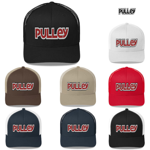 【お取り寄せ】Pulley / プーリー - Red Logo トラックハット・メッシュキャップ (8色)