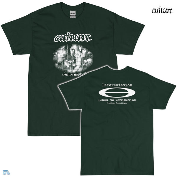 【お取り寄せ】Culture / カルチャー - DEFORESTATION Tシャツ(グリーン)