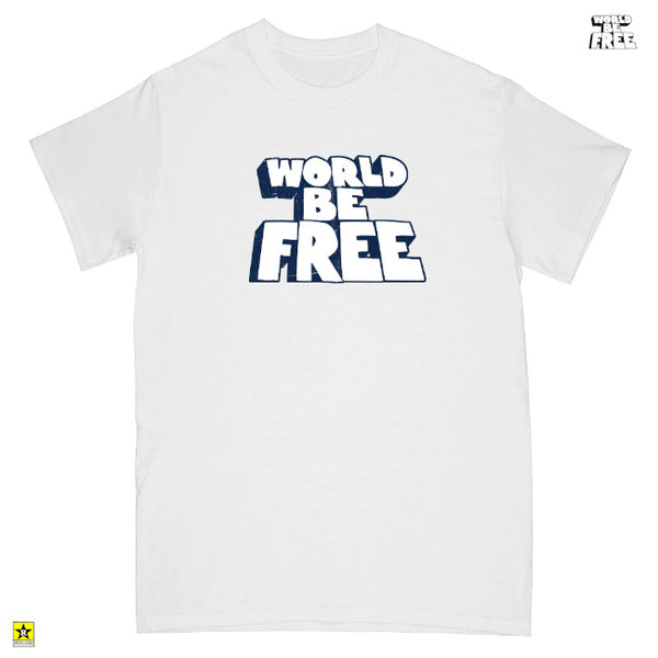 【お取り寄せ】World Be Free / ワールド・ビー・フリー - CLASSIC LOGO Tシャツ (ホワイト)
