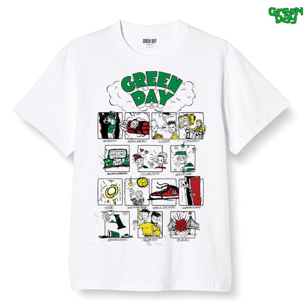 【お取り寄せ】Green Day / グリーン・デイ - DOOKIE RRHOF Tシャツ(ホワイト)