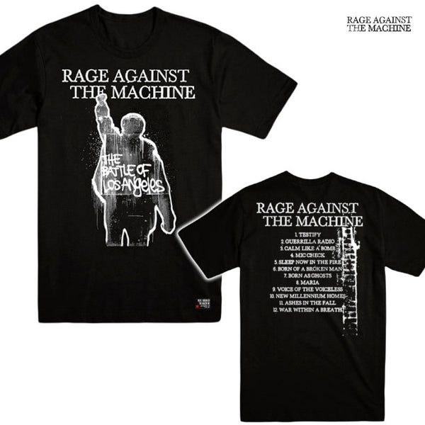 【お取り寄せ】Rage Against the Machine / レイジ・アゲインスト・ザ・マシーン - BOLA ALBUM COVER Tシャツ(ブラック)