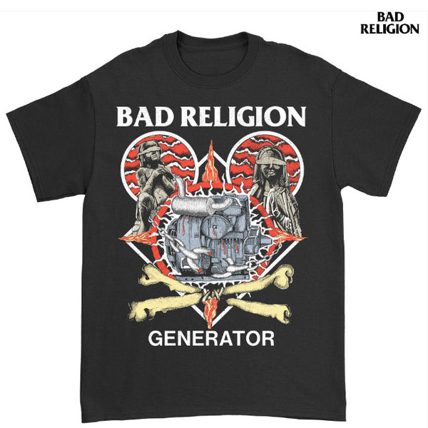【お取り寄せ】Bad Religion / バッド・レリジョン - Generator Blindfold Tシャツ(ブラック)