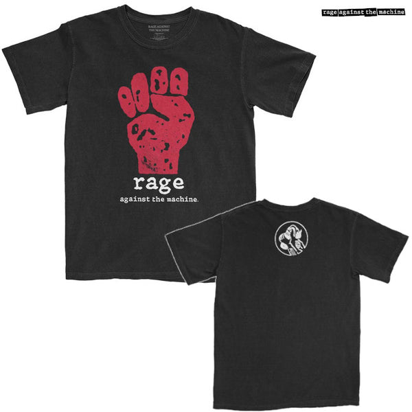 【お取り寄せ】Rage Against the Machine / レイジ・アゲインスト・ザ・マシーン - RED FIST Tシャツ(ブラック)