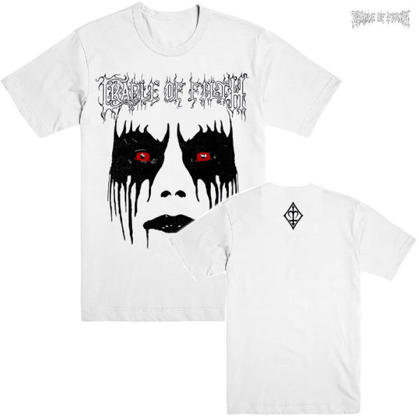 【お取り寄せ】Cradle Of Filth / クレイドル・オブ・フィルス - DANI MAKE UP Tシャツ(ホワイト)
