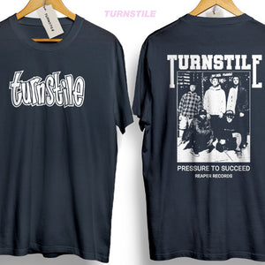 【即納】Turnstile / ターンスタイル - EDGEWISE Tシャツ (ネイビー)