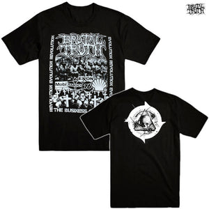 【お取り寄せ】Brutal Truth / ブルータル・トゥルース - EVOLUTION THROUGH REVOLUTION Tシャツ (ブラック)