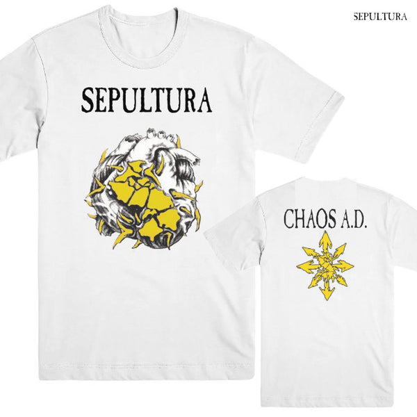 【お取り寄せ】Sepultura / セパルトゥラ - CHAOS A.D. Tシャツ (3色)