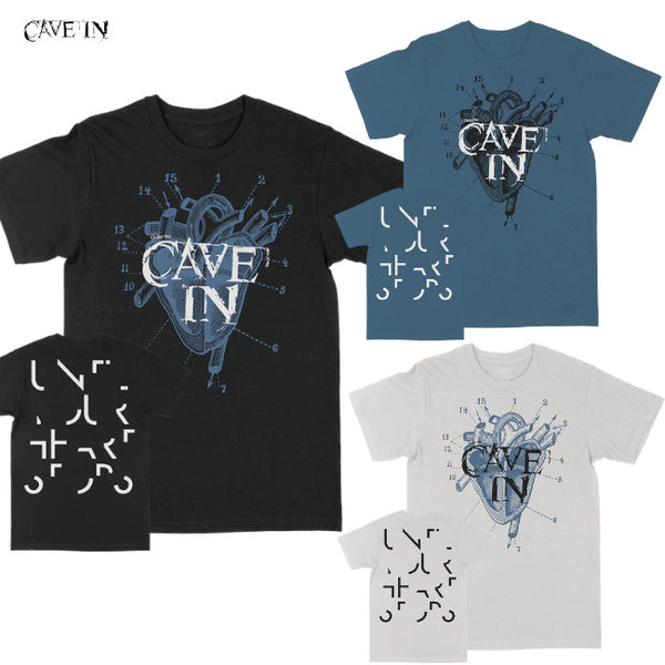 【お取り寄せ】Cave In / ケイブ・イン - UYHS BIG HEART Tシャツ (3色)