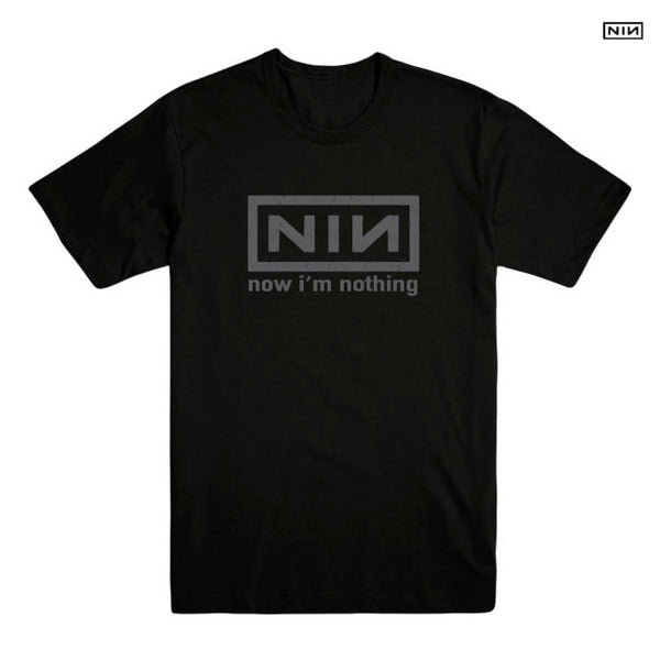 【お取り寄せ】Nine Inch Nails / ナイン・インチ・ネイルズ - NOW I'M NOTHING Tシャツ(ブラック)