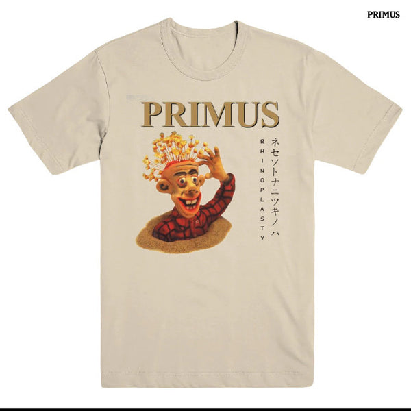 【お取り寄せ】Primus / プライマス - RHINOPLASTY Tシャツ (ナチュラル)