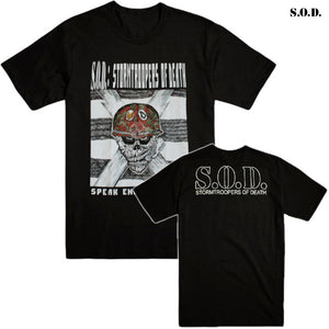 【お取り寄せ】S.O.D. / ストームトゥルーパーズ・オブ・デス - STORMTROOPERS OF DEATH Tシャツ (ブラック)