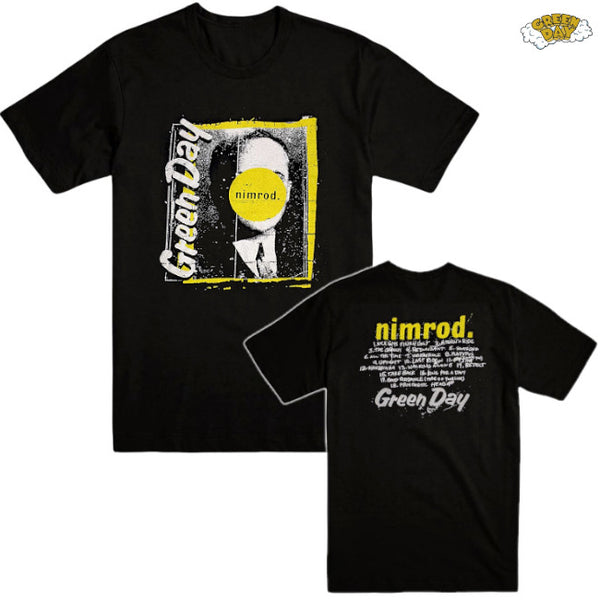 【お取り寄せ】Green Day / グリーン・デイ - NIMROD TRACKLIST Tシャツ(ブラック)