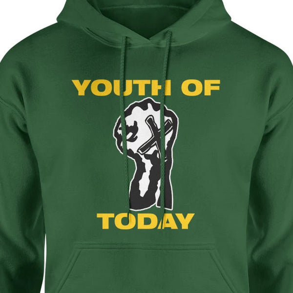 【在庫限り】Youth Of Today / ユース・オブ・トゥデイ - POSITIVE OUTLOOK プルオーバーパーカー(グリーン)