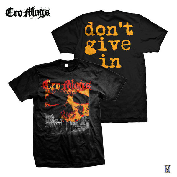 【即納】Cro-Mags / クロ-マグス - Don't Give In MT Tシャツ(ブラック)